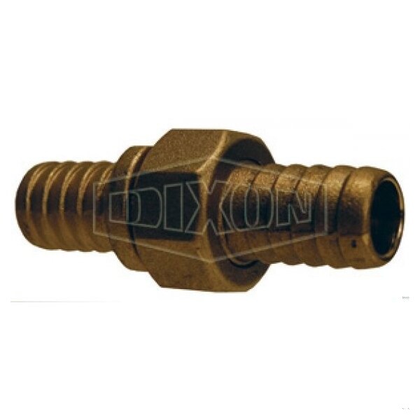 Dixon Standard Shank Garden Hose Coupling with Hex Nut, 3/4 in Nominal, Garden Hose Thread End Style, Bras CBC76 - main